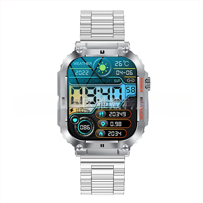 Naujas tarpvalstybinis išmanusis laikrodis „K57PRO“ su „Bluetooth“ skambučių informacija, spaudžiama išmanioji apyrankė, sportinis laikrodis „Generation“
