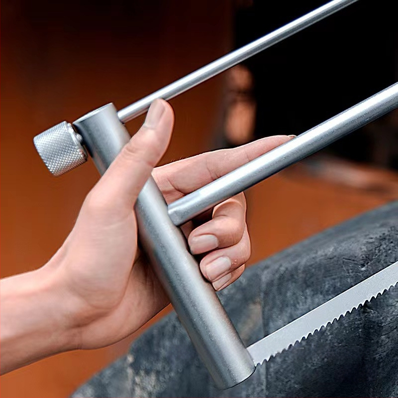 Kerti kivehető összecsukható kemping hordozható fakitermelő kézzel készített fűrész alumínium ötvözetből készült fűrész kültéri kézi fűrész famegmunkálás