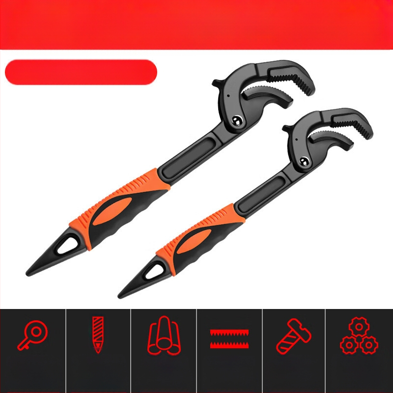 Többfunkciós állítható villáskulcs univerzális szerszámöltöny önzáró fogó fürdőszobai vízvezetékhez munkaerő-takarékos nagy nyílás