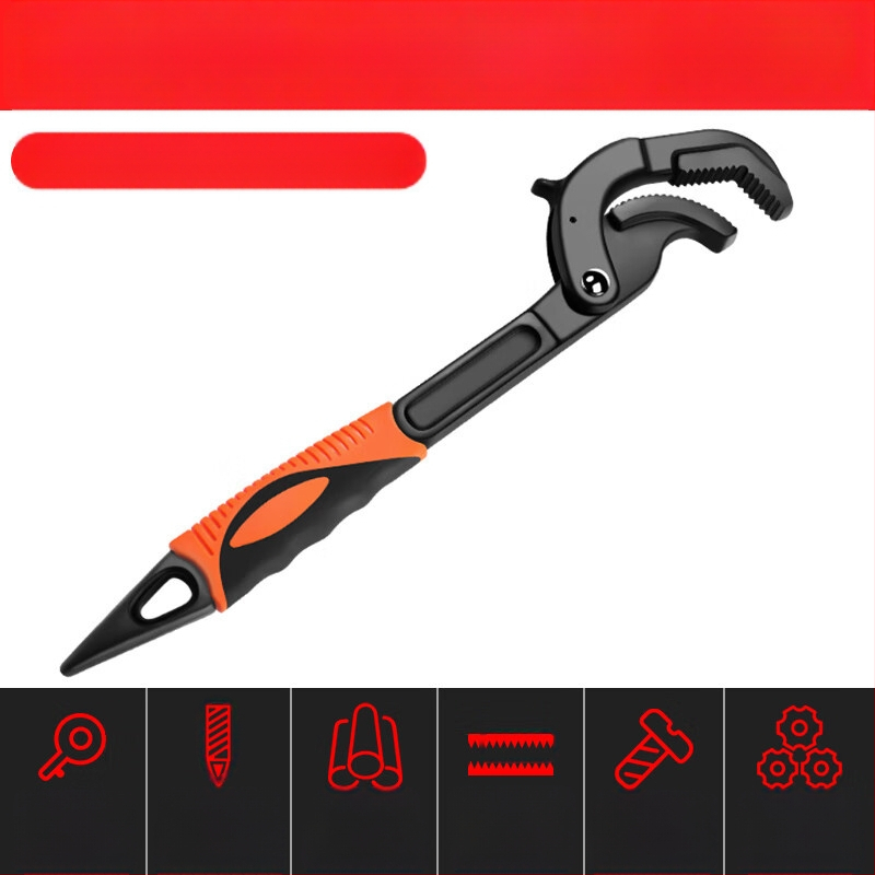 Többfunkciós állítható villáskulcs univerzális szerszámöltöny önzáró fogó fürdőszobai vízvezetékhez munkaerő-takarékos nagy nyílás