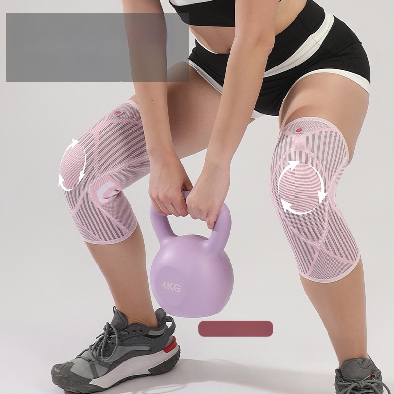 Női sport térdvédő futókötélhez ugrókötélhez férfi térdízület kosárlabda védő meniszkusz rugós tartó ütéscsillapítás ütközésgátló