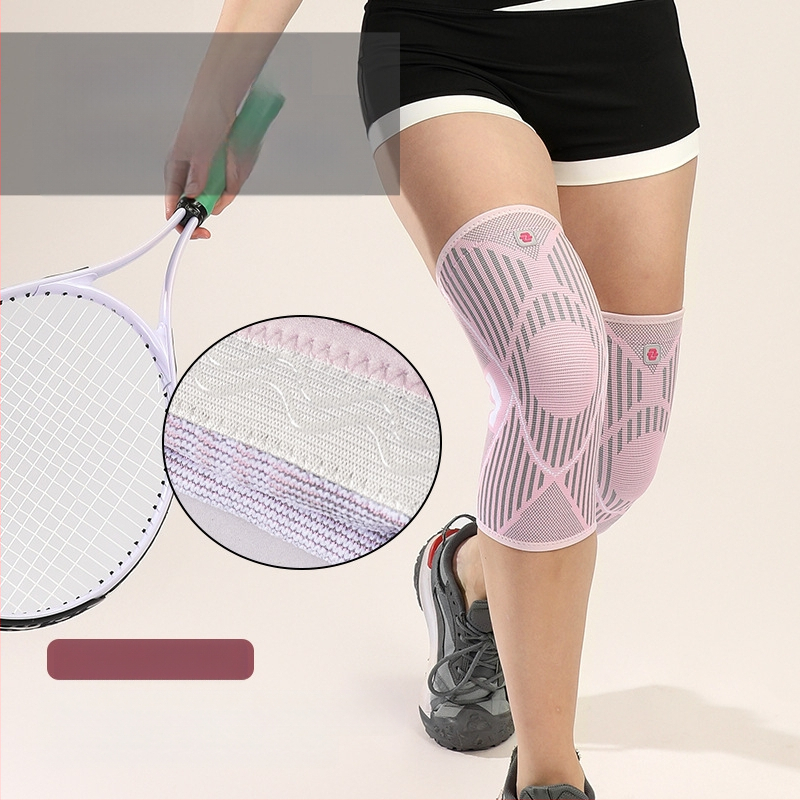 Női sport térdvédő futókötélhez ugrókötélhez férfi térdízület kosárlabda védő meniszkusz rugós tartó ütéscsillapítás ütközésgátló