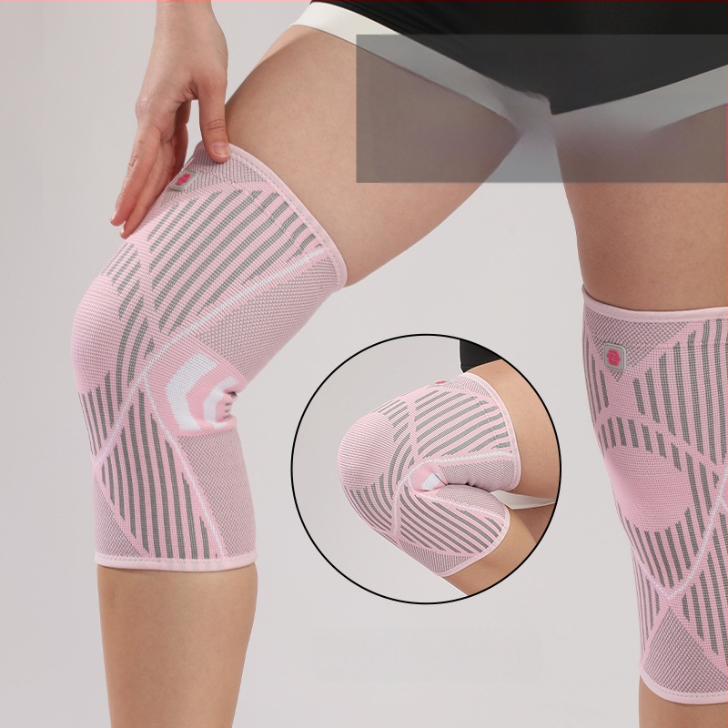 Női sport térdvédő futókötélhez ugrókötélhez férfi térdízület kosárlabda védő meniszkusz rugós tartó ütéscsillapítás ütközésgátló