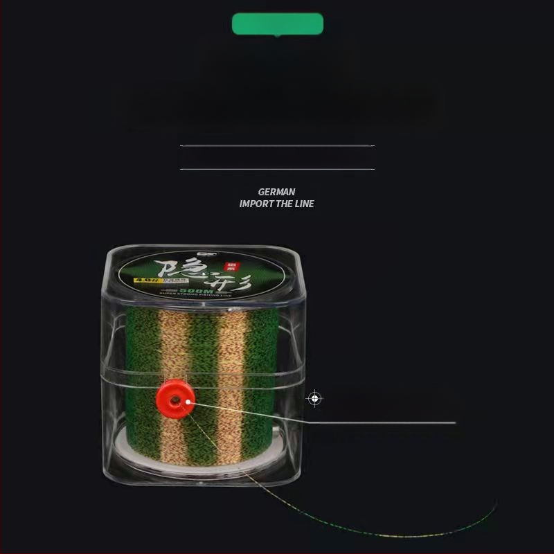 Tiesioginis gamyklinis tiekimas 500 metrų ilgio taškuotas nematomas valas. Pagrindinės valo pagalbinė valo linija. Super įtempta metimo meškerė. Jūrinė meškerė. Minkšta nailono meškerės linija.