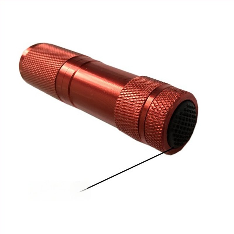 Határokon átnyúló gyártók közvetlenül szállítanak 9LED-es lila zseblámpát UV ultraibolya alumíniumötvözetből készült pénzdetektor fénycsöves világító lámpát