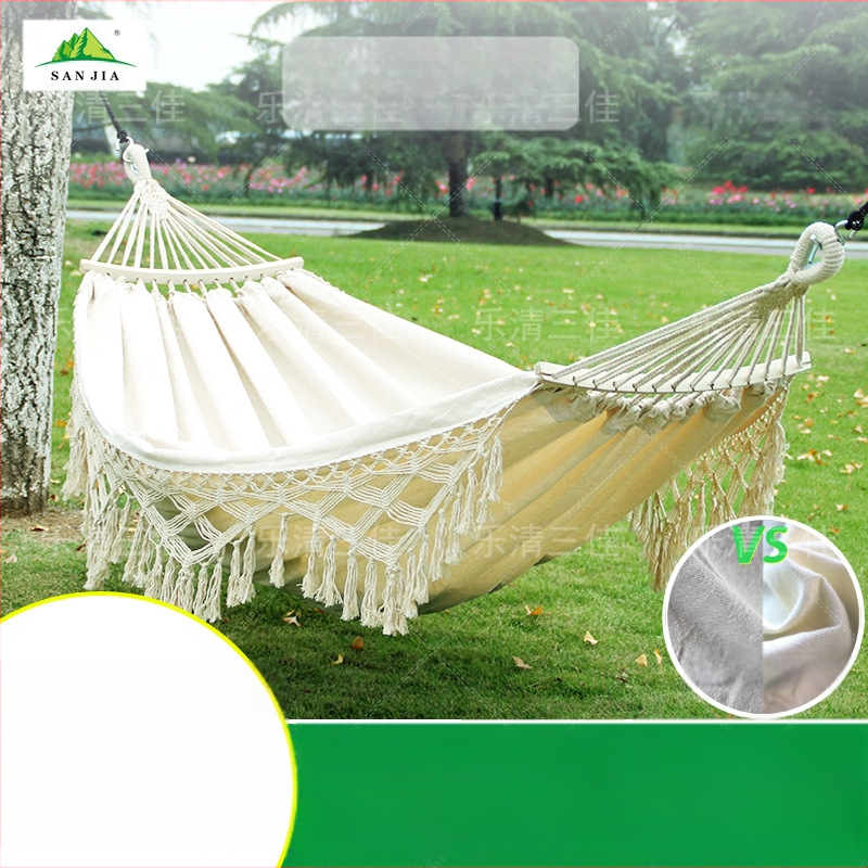 Eiropas un amerikāņu pušķu šūpuļtīkls, saliekams, ar rokām austs, šūpoles, audekls, kempings, izliekts, pārnēsājams, dubults, piekarināms krēsls, vairumtirdzniecība