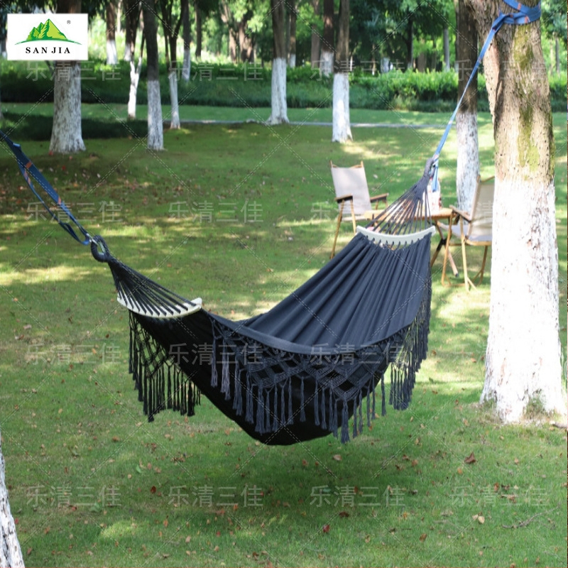 Eiropas un amerikāņu pušķu šūpuļtīkls, saliekams, ar rokām austs, šūpoles, audekls, kempings, izliekts, pārnēsājams, dubults, piekarināms krēsls, vairumtirdzniecība