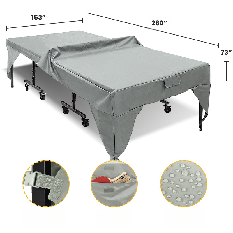 Gyári nagykereskedelmi kültéri pingpongasztal porvédő udvari terasz esőálló fényvédő csempe pingpongasztal huzat