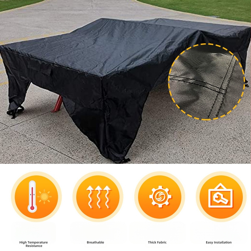 Gyári nagykereskedelmi kültéri pingpongasztal porvédő udvari terasz esőálló fényvédő csempe pingpongasztal huzat