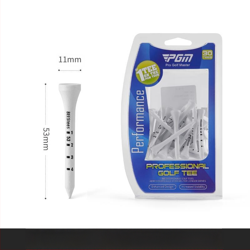 Pgm golffa tee limit állítható magasságú tüskék golflétra mélységjelző labdatartó tee