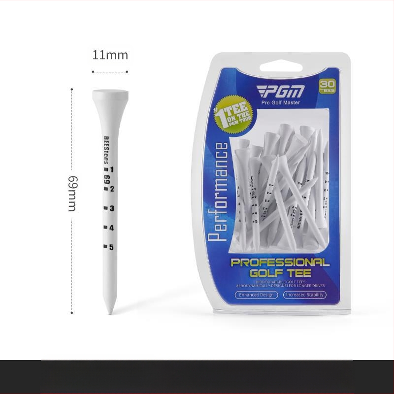 Pgm golffa tee limit állítható magasságú tüskék golflétra mélységjelző labdatartó tee