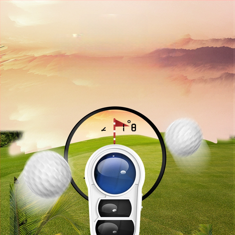 Ülitäpne välistingimustes kasutatav golfikaugusmõõtja. Ülitäpne kauguse mõõtmise instrument, sõltumatu jaam kaugusmõõtja jaoks ühe sirge juuksega.