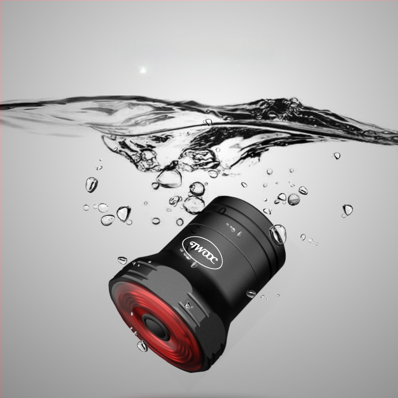 Dviračio išmanusis stabdžių galinis žibintas su automatiniu indukciniu užvedimu ir stabdymu, galinis žibintas su USB įkrovimu, TWOOC galinis žibintas