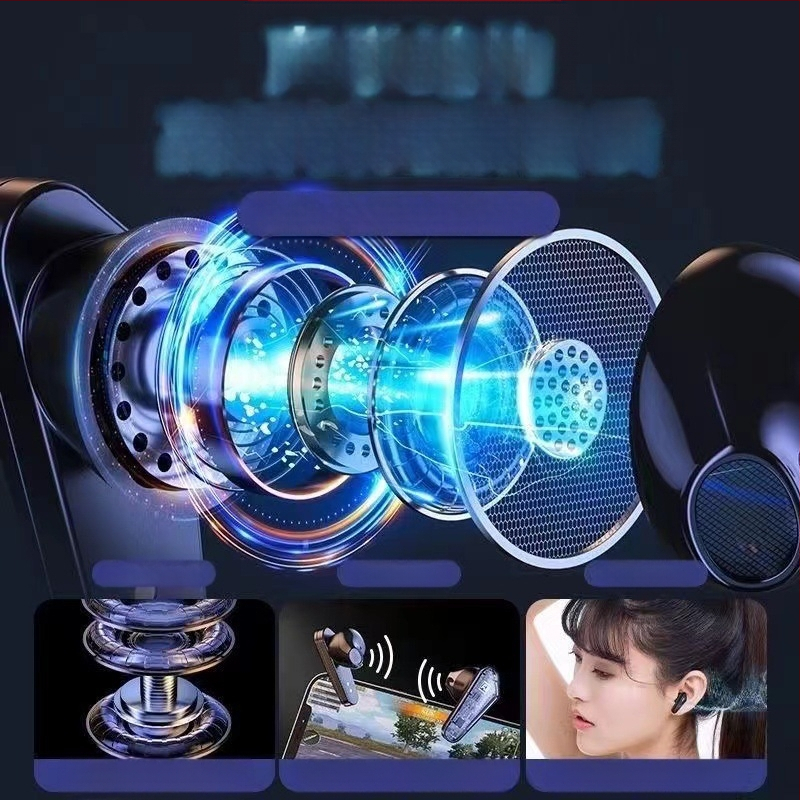 P36 žaidimų ausinės, el. sporto ausinės, mažo vėlavimo, ilgo ištvermės, į ausis įdedamos TWS ausinės, X15 el. sporto „Bluetooth“ ausinės