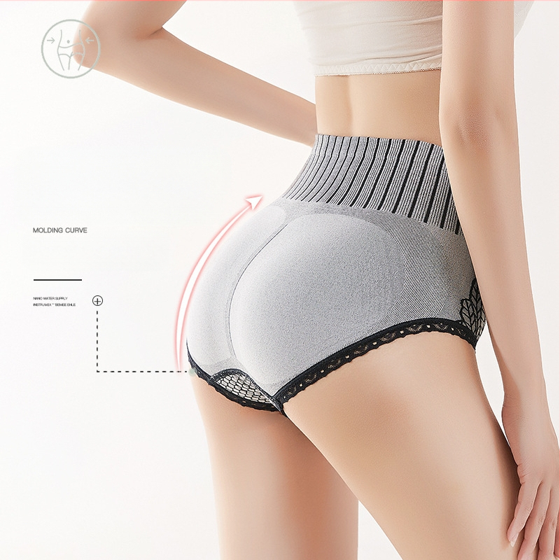 Grafeno aukšto juosmens teismo antros kartos 2.0 kelnės nėriniuotos apatinės po gimdymo pilvo formavimui plastikiniai juosmens apatiniai klubai kelnės