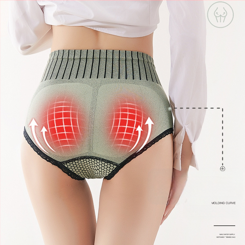 Grafeno aukšto juosmens teismo antros kartos 2.0 kelnės nėriniuotos apatinės po gimdymo pilvo formavimui plastikiniai juosmens apatiniai klubai kelnės