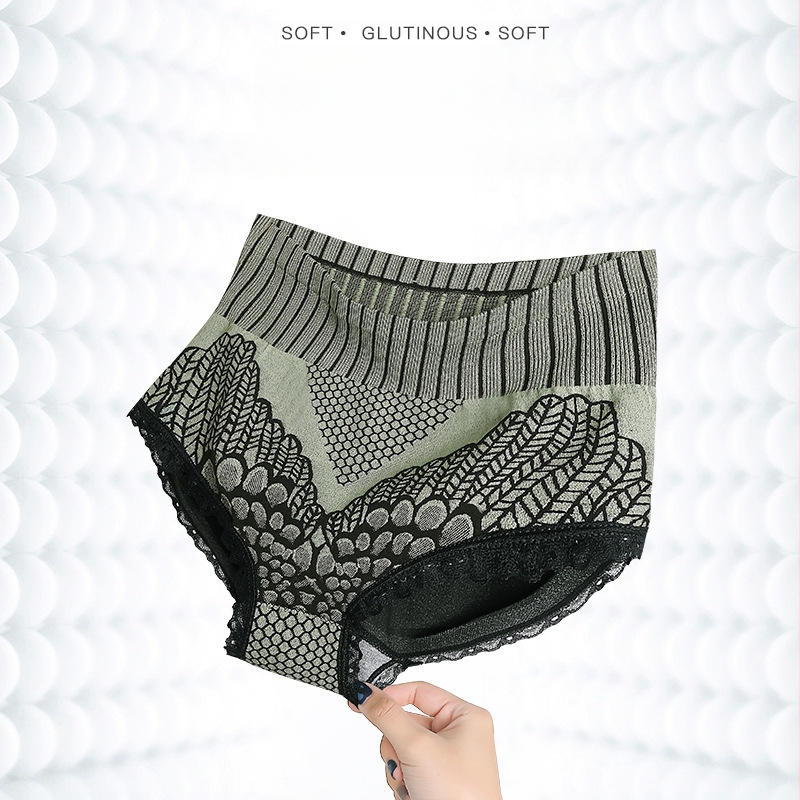 Grafeno aukšto juosmens teismo antros kartos 2.0 kelnės nėriniuotos apatinės po gimdymo pilvo formavimui plastikiniai juosmens apatiniai klubai kelnės