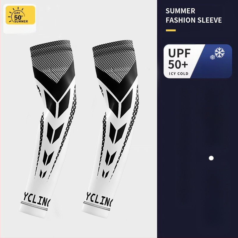 Vyrams skirtas vasarinis dviračių apsaugos nuo saulės rankų komplektas, skirtas sportui, motociklams, žvejybai, plonas, kvėpuojantis, šilkinis rankovės uždangalas nuo saulės, skirtas sportui, motociklams, žvejybai