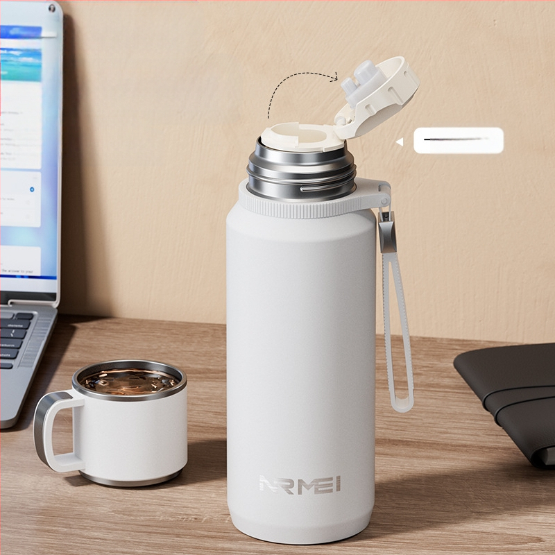 Termoskruus suure mahutavusega meeste 316 roostevabast terasest 24 uus suur pakkumine piiratud talvise hautatud tee vee eralduskannuga