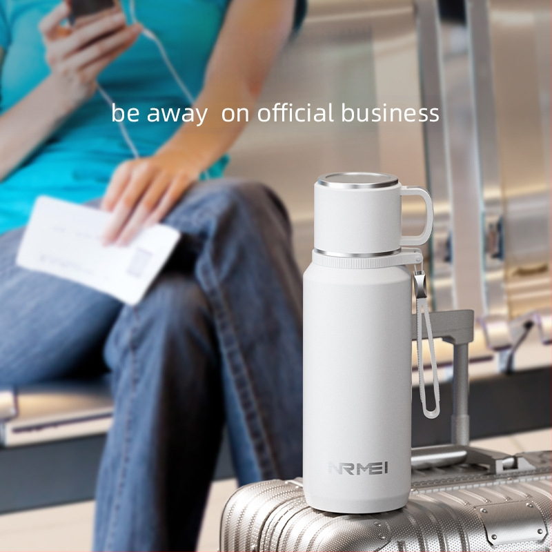 Termoskruus suure mahutavusega meeste 316 roostevabast terasest 24 uus suur pakkumine piiratud talvise hautatud tee vee eralduskannuga