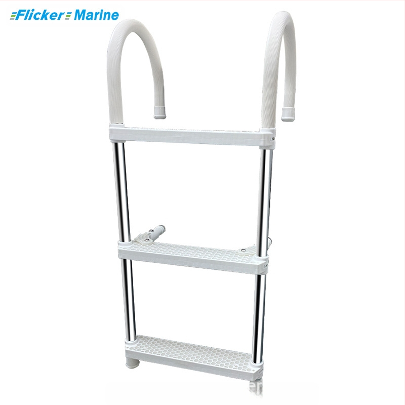 Flicker jaht kiirpaat kummipaat rünnakupaat kalapaat roostevabast terasest alumiiniumsulamist paadi redeliga veeskamisredel