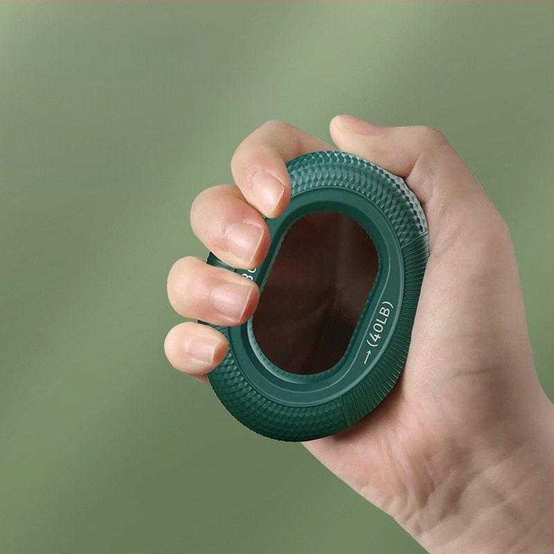 Silikoonist haaratsiga käepidemega pall randmejõu käelihaste treenimiseks viie sõrmega jõu taastusravi haardega ringikujuline treeningvarustus