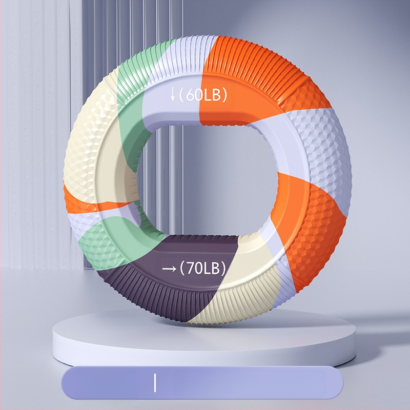 Silikoonist haaratsiga käepidemega pall randmejõu käelihaste treenimiseks viie sõrmega jõu taastusravi haardega ringikujuline treeningvarustus