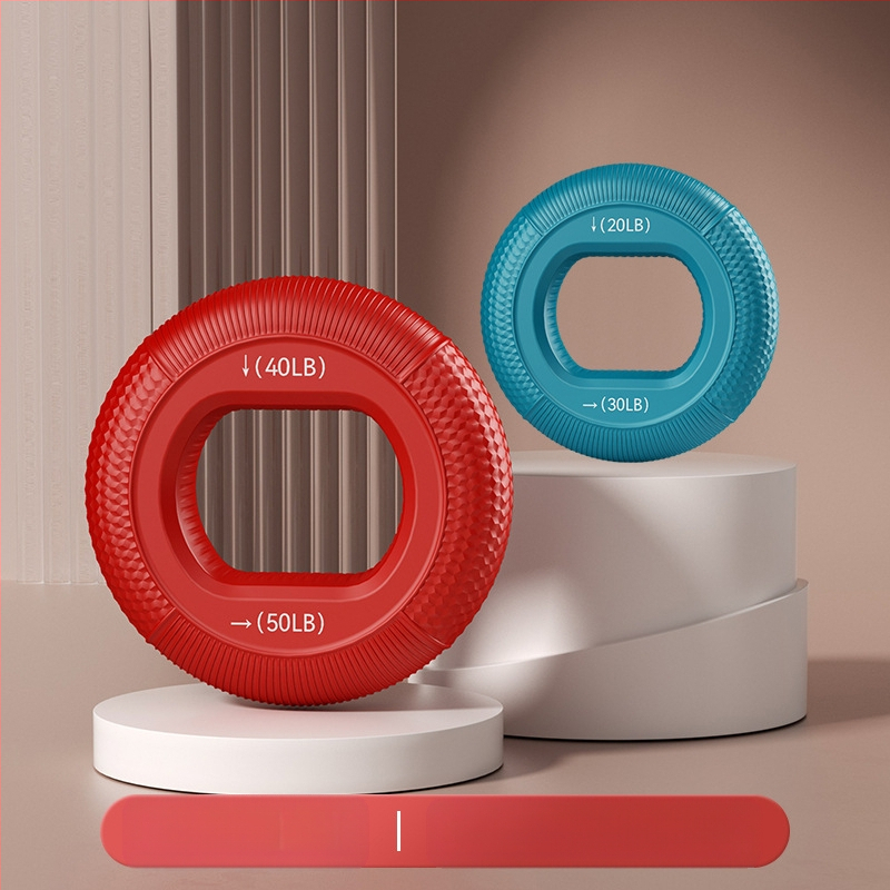 Silikoonist haaratsiga käepidemega pall randmejõu käelihaste treenimiseks viie sõrmega jõu taastusravi haardega ringikujuline treeningvarustus