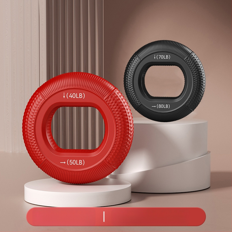 Silikoonist haaratsiga käepidemega pall randmejõu käelihaste treenimiseks viie sõrmega jõu taastusravi haardega ringikujuline treeningvarustus