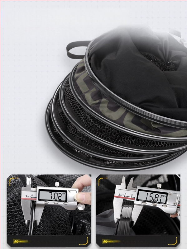 Kalapüügi allikas AK-seeria kalakaitse spetsiaalne kalapüügivõrgu kott metsikuks kalapüügiks paksendatud kiiresti kuivav kalakaitsevõrk kala musta auku laadimiseks