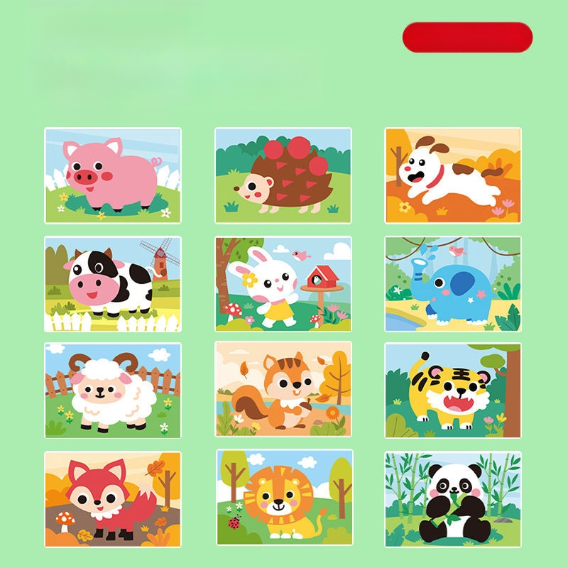 Παιδικά χειροποίητα αυτοκόλλητα Diy3D στερεοφωνικά αυτοκόλλητα Eva Princess Νηπιαγωγείο Υλικό παραγωγής πακέτου κοριτσιών εκπαιδευτικά αυτοκόλλητα παιχνίδια