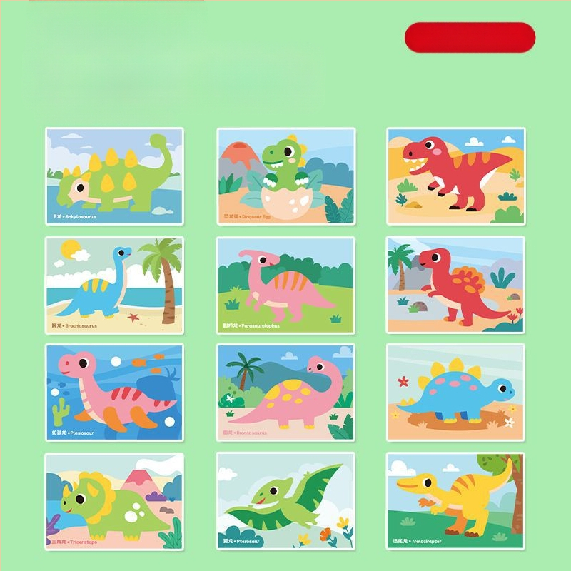 Παιδικά χειροποίητα αυτοκόλλητα Diy3D στερεοφωνικά αυτοκόλλητα Eva Princess Νηπιαγωγείο Υλικό παραγωγής πακέτου κοριτσιών εκπαιδευτικά αυτοκόλλητα παιχνίδια