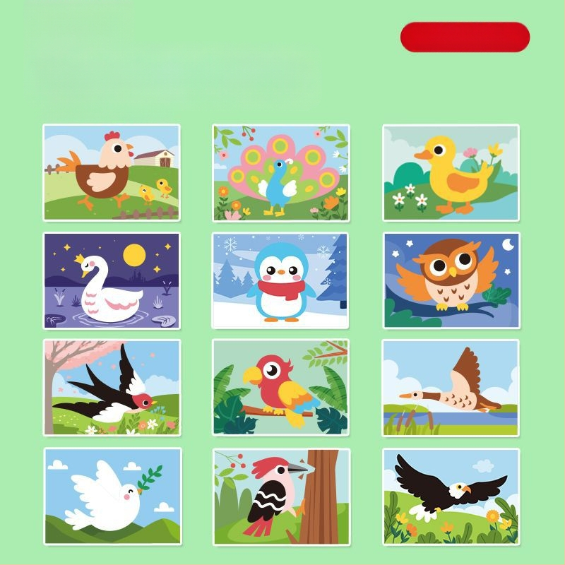 Παιδικά χειροποίητα αυτοκόλλητα Diy3D στερεοφωνικά αυτοκόλλητα Eva Princess Νηπιαγωγείο Υλικό παραγωγής πακέτου κοριτσιών εκπαιδευτικά αυτοκόλλητα παιχνίδια