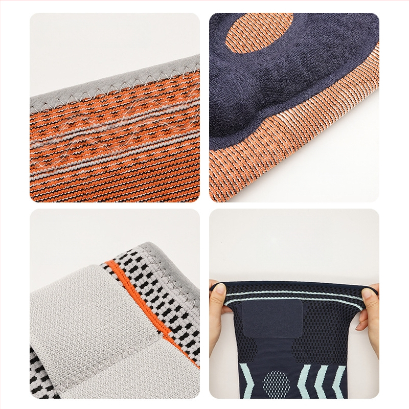 Sport kosárlabda pántok szilikon térdvédők kerékpározáshoz futáshoz rugós támasztó lábvédők kültéri edzéshez térdvédelem