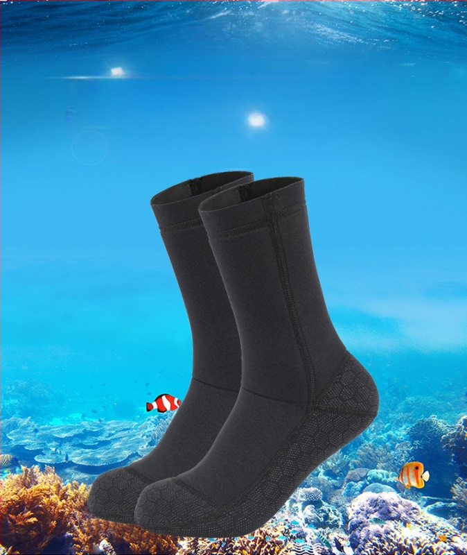 raktáron strandcipő búvárzokni 3MM snorkeling meleg zokni lábvédő hidegálló tövisbiztos csúszásgátló téli úszócipő és zokni bokavédelem