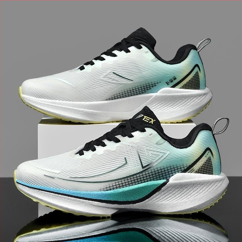 360X Marathon Könnyű, Ütéscsillapító, Teljes Tenyérrel Ragasztott, Szénszálas, Professzionális Futócipők Férfi Téli Ifjúsági Diák Sport Futócipők