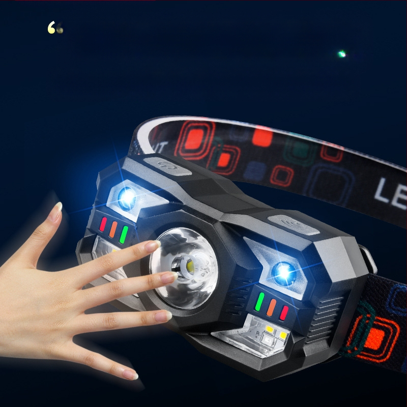 Tugeva valgusega esilaterna plahvatuse nimel on intelligentne induktsioonmultifunktsionaalne välistingimustes kasutatav öine kalapüük pikamaa kaasaskantav laetav töötav kaevurilamp