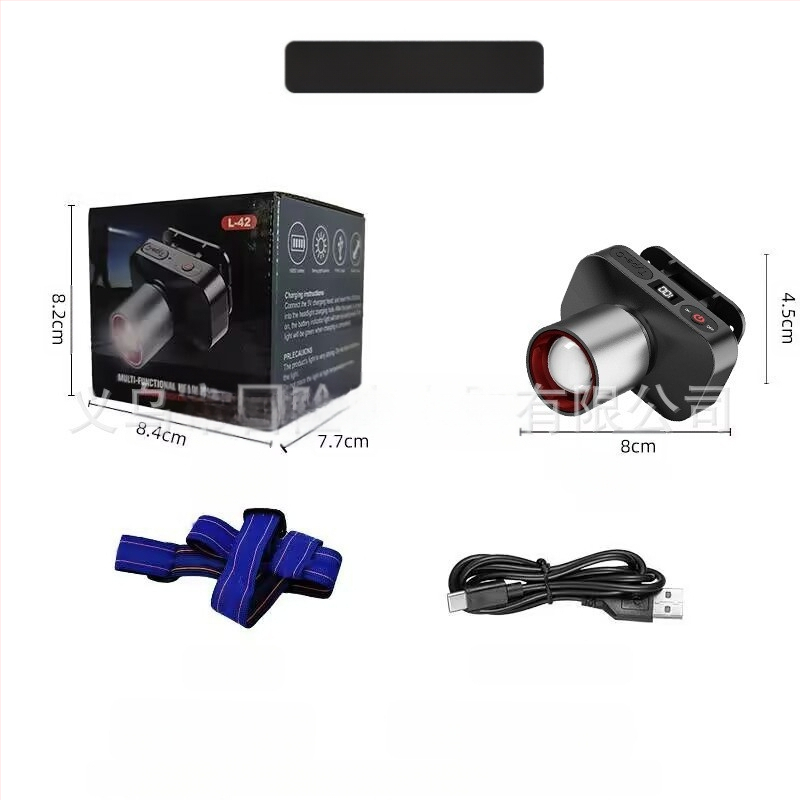 Tugeva valgusega esilaterna plahvatuse nimel on intelligentne induktsioonmultifunktsionaalne välistingimustes kasutatav öine kalapüük pikamaa kaasaskantav laetav töötav kaevurilamp