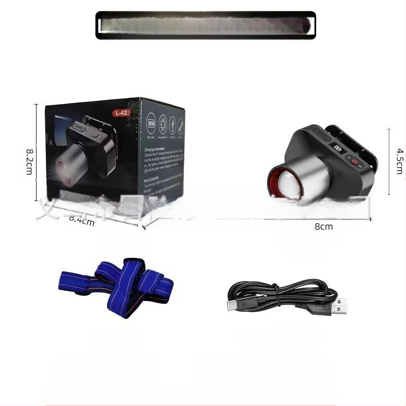 Tugeva valgusega esilaterna plahvatuse nimel on intelligentne induktsioonmultifunktsionaalne välistingimustes kasutatav öine kalapüük pikamaa kaasaskantav laetav töötav kaevurilamp