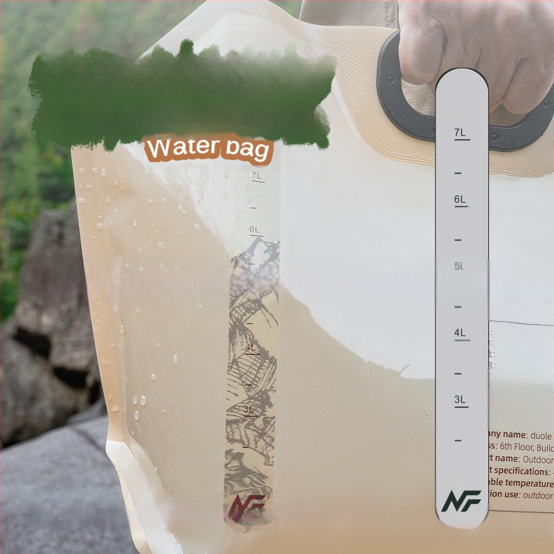 Nuofeng | Makotu ühine veekott 8L välistingimustes kasutamiseks mõeldud telkimisvee hoiukott, kokkupandav veekott, telkimisvee hoiukott