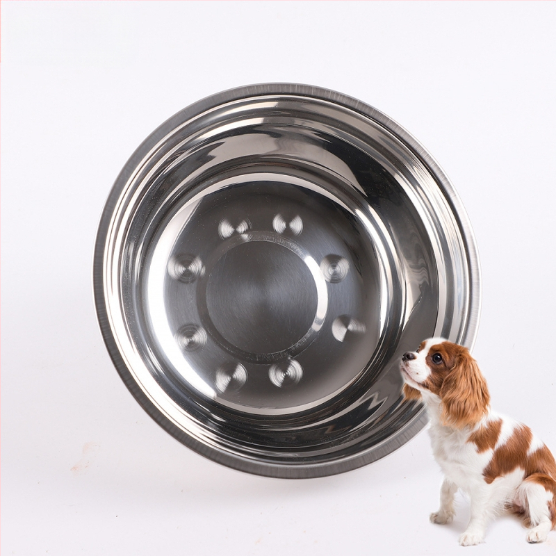 Kisállattál, kutyatál, 201 rozsdamentes acél, kutyatál, ivóvíz, etetési kiegészítők, macskatál, hozzá illő levesestál