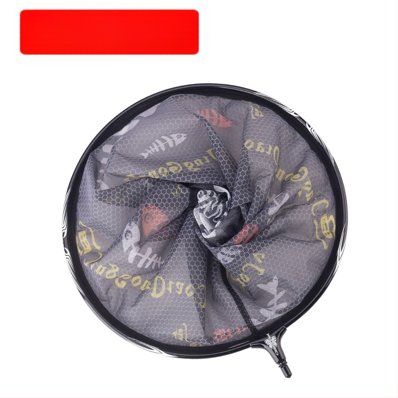 Versenyképes karbon hálófej, karbon, horog nélküli, fekete pit nano ultra könnyű titánötvözetből készült, mélyített horgászháló táska