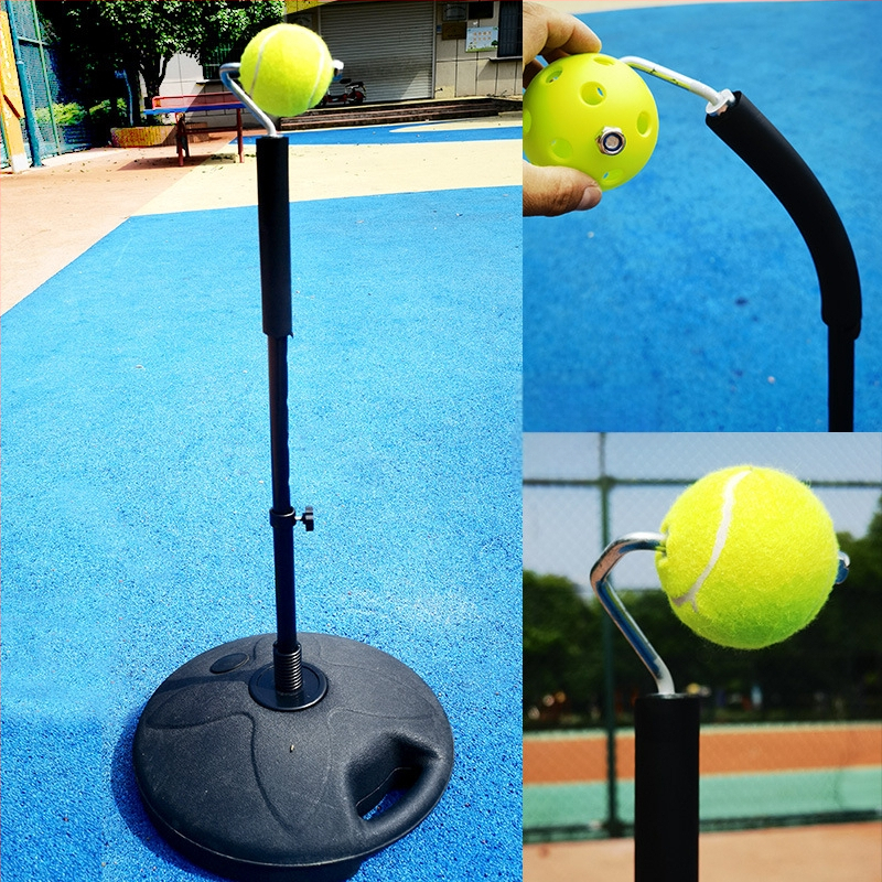 Vidaus teniso treniruoklis Kėlimo simuliatorius Teniso sūpynės Lauko kamuoliuko rinkimo fiksuoto veiksmo pratimai