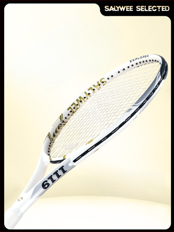 „SALYWEE“ anglies pluošto teniso raketė, amortizuojanti smūgius, nesisukanti, skirta profesionaliems varžybų sportams vyrams ir moterims, išpardavimas užsienyje.