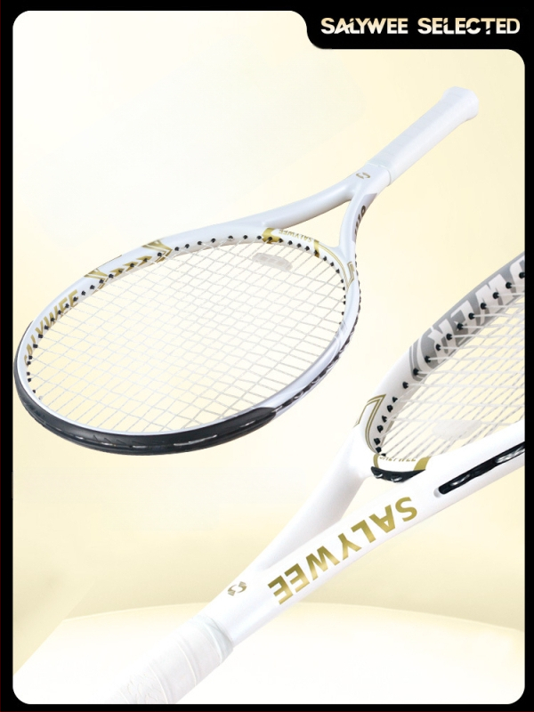 „SALYWEE“ anglies pluošto teniso raketė, amortizuojanti smūgius, nesisukanti, skirta profesionaliems varžybų sportams vyrams ir moterims, išpardavimas užsienyje.