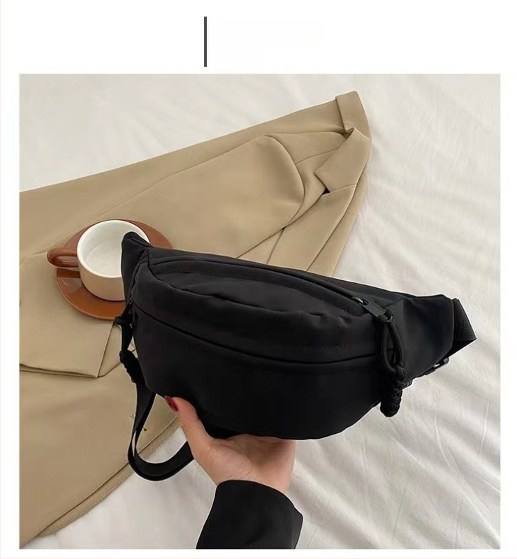 Melltáska Női Ins Super Cool Nagy Kapacitású Crossbody Táska Alkalmi Japán Stílusú Diák Válltáska Könnyű Sport Deréktáska