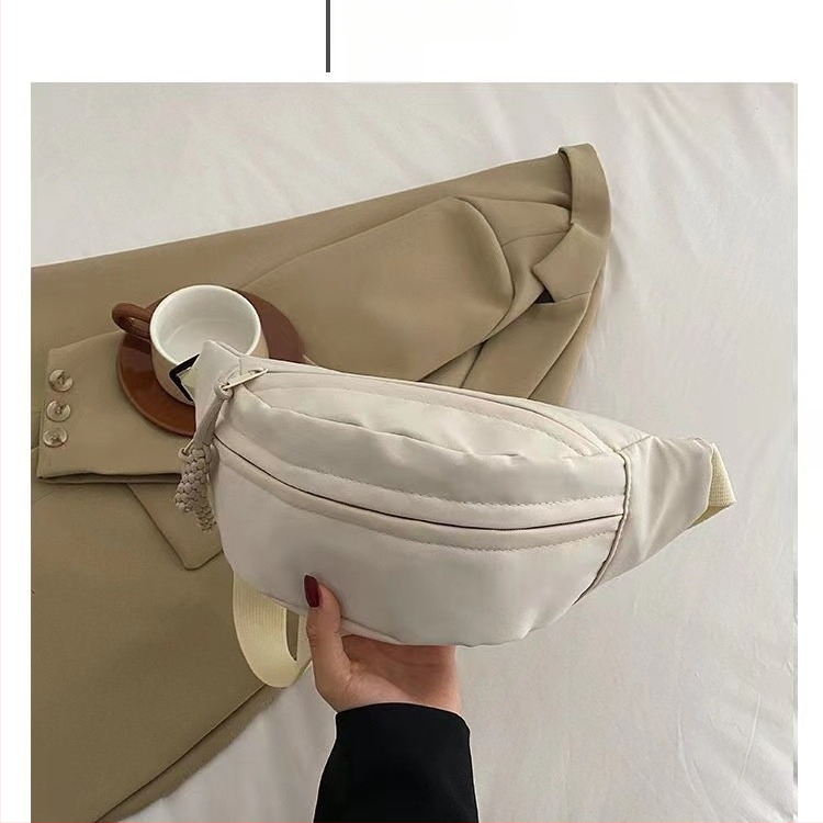 Melltáska Női Ins Super Cool Nagy Kapacitású Crossbody Táska Alkalmi Japán Stílusú Diák Válltáska Könnyű Sport Deréktáska