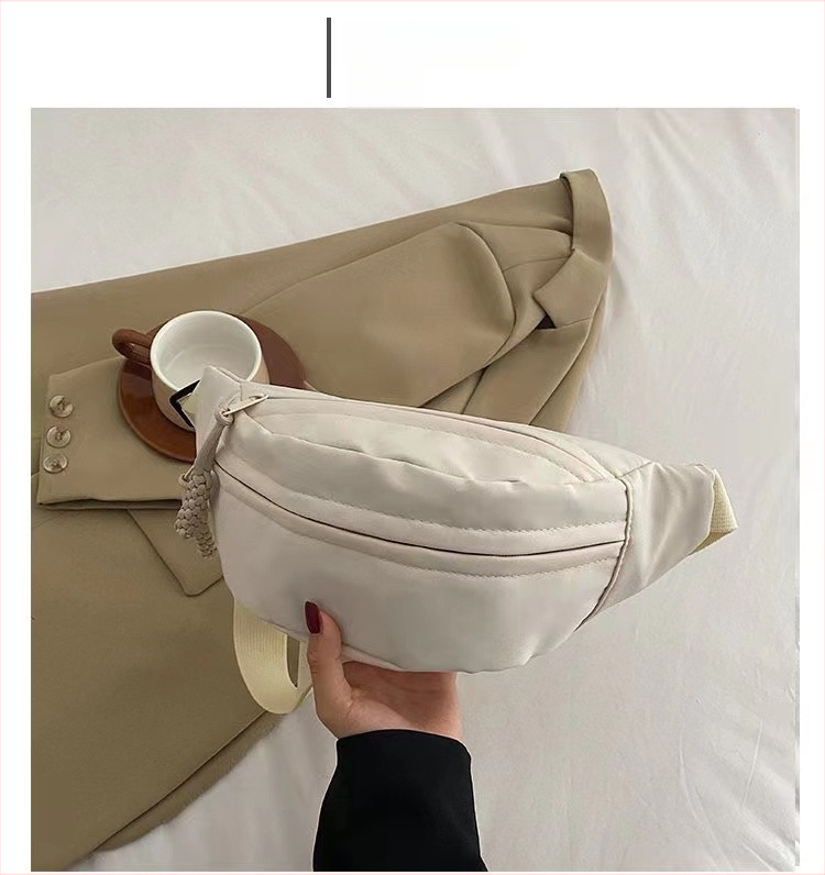 Melltáska Női Ins Super Cool Nagy Kapacitású Crossbody Táska Alkalmi Japán Stílusú Diák Válltáska Könnyű Sport Deréktáska