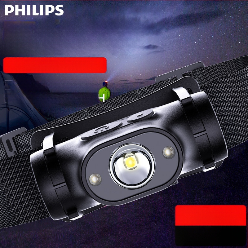 Philipsi induktsioonpealamp kalapüügiks, spetsiaalne tugev valgus, ööpüügiks, pea külge kinnitatav laadimine, üliere valgustus, pika tööeaga taskulamp