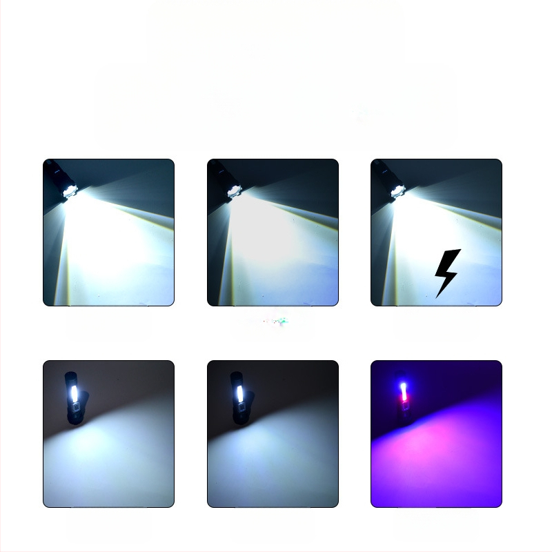 Határokon átnyúló új 118 kültéri erős fényű zseblámpa P50 teleszkópos zoom nagy teljesítményű tollcsipesz piros és kék vaku A76 zseblámpa